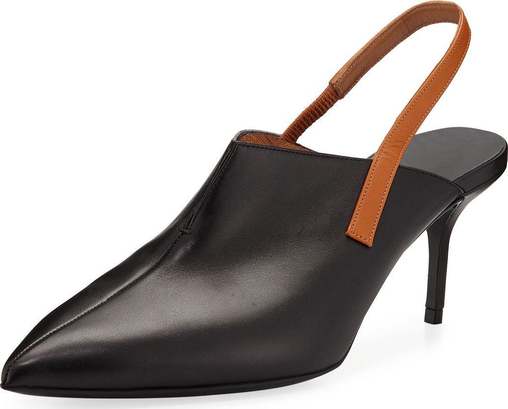 Pierre Hardy Secret Leather Slingback Mules