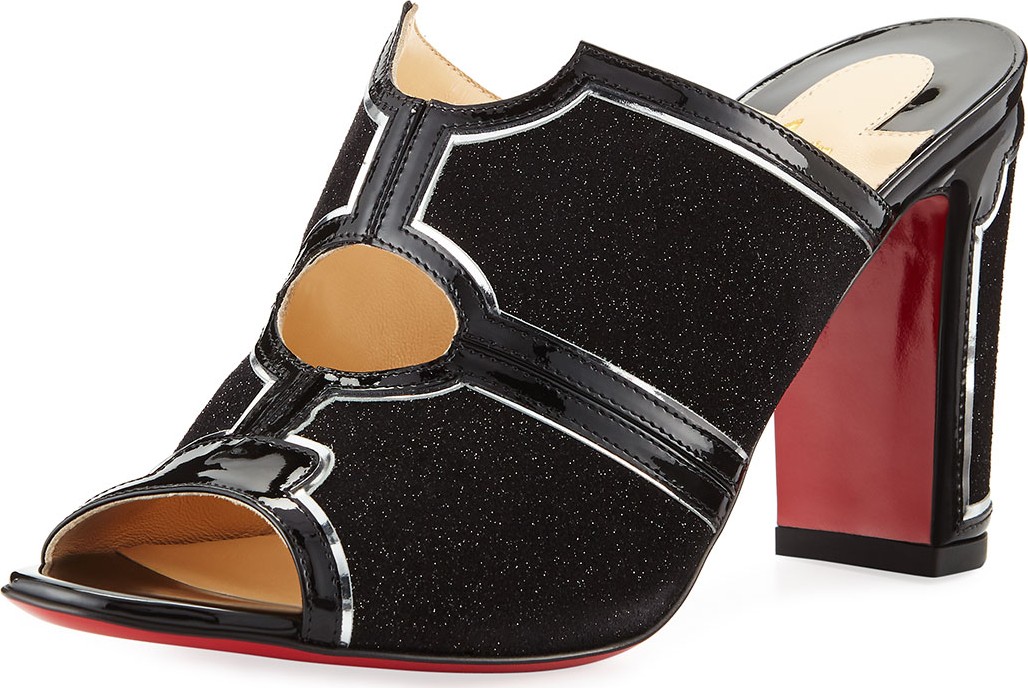 Christian Louboutin Interior 85mm Red Sole Slide Sandals