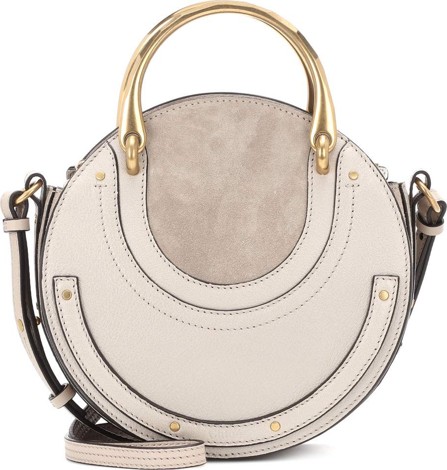 Chloe Pixie leather and suede shoulder bag