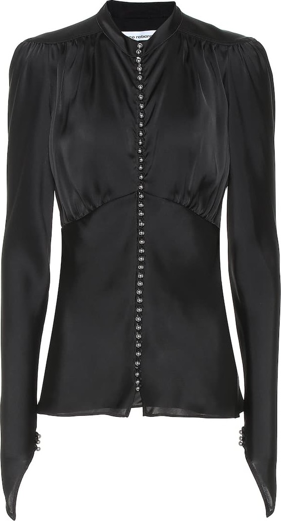 Paco Rabanne Satin blouse