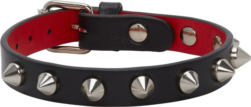 Christian Louboutin Black Loubilink Bracelet