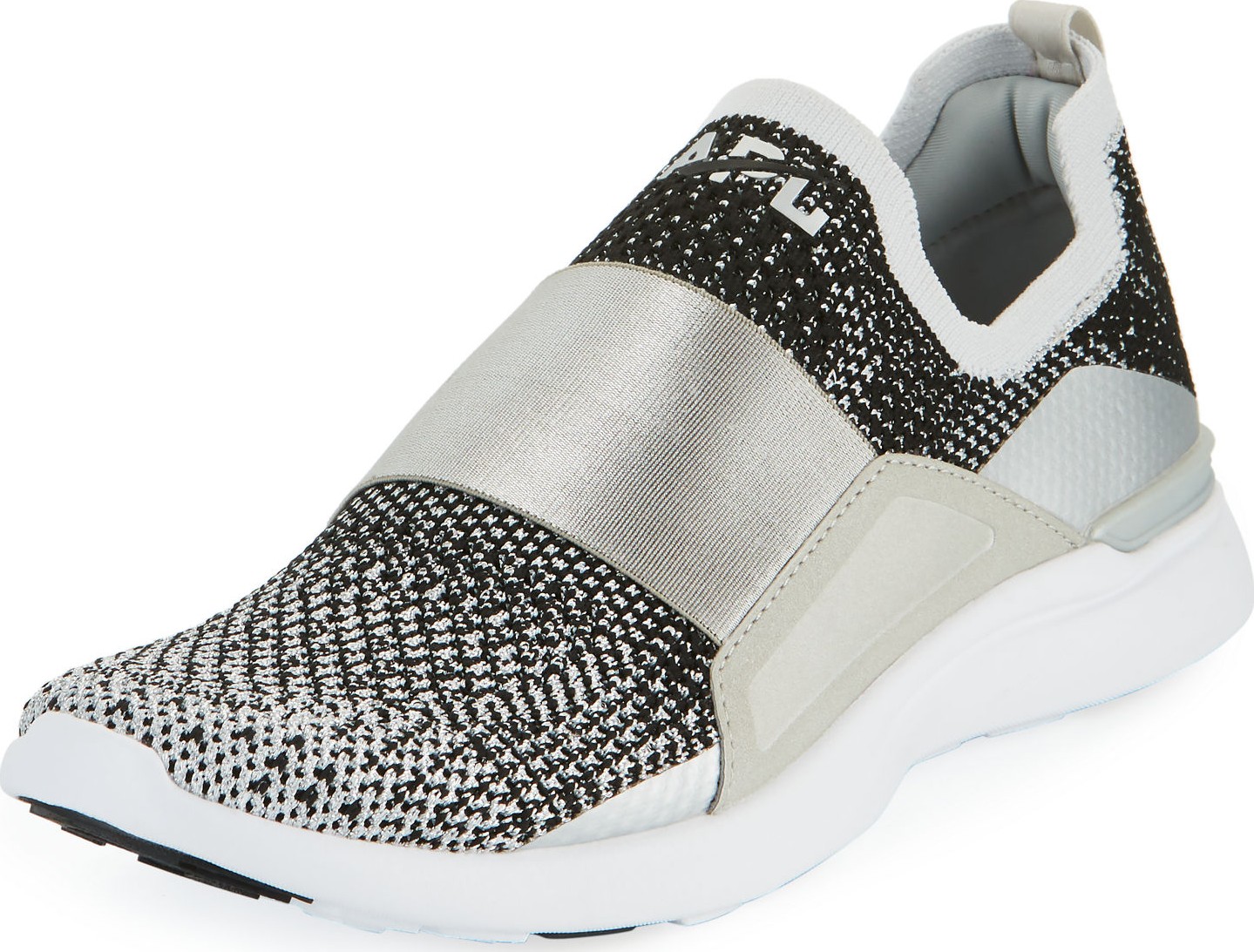 Athletic Propulsion Labs Techloom Bliss Metallic Knit Slip-On Running Sneakers