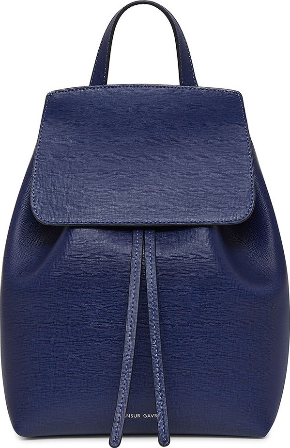 Mansur Gavriel Mini Saffiano Leather Backpack