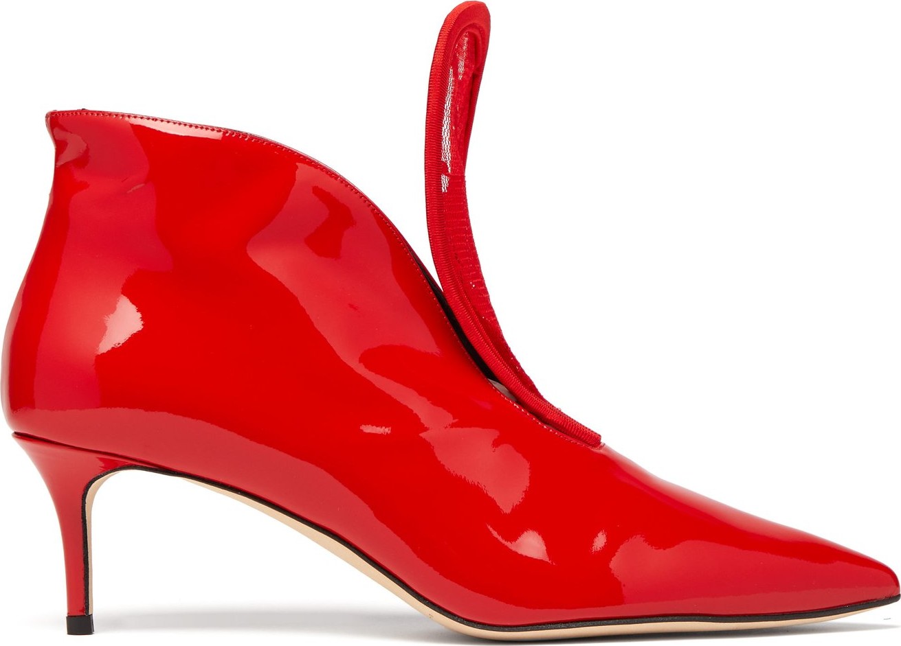 Christopher Kane C-string leather ankle boots