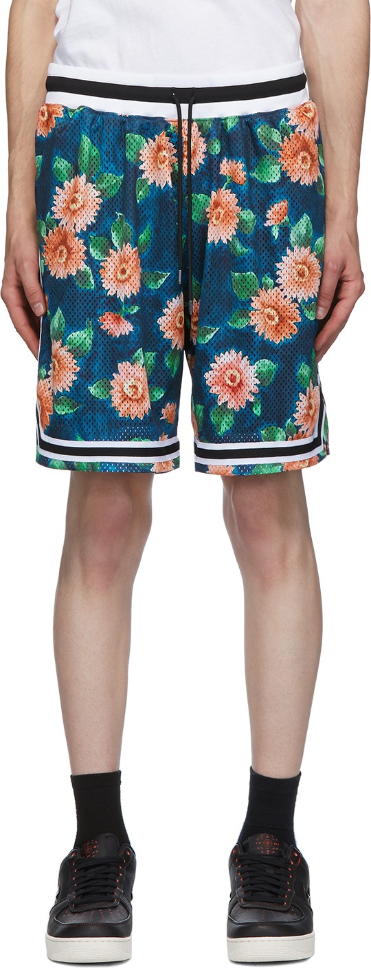 John Elliott Multicolor Floral Game Shorts