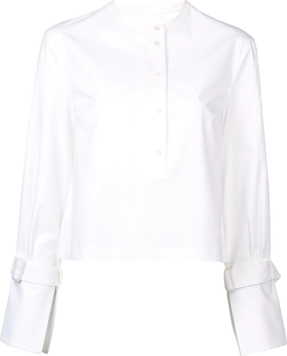 Proenza Schouler long-sleeve cropped shirt