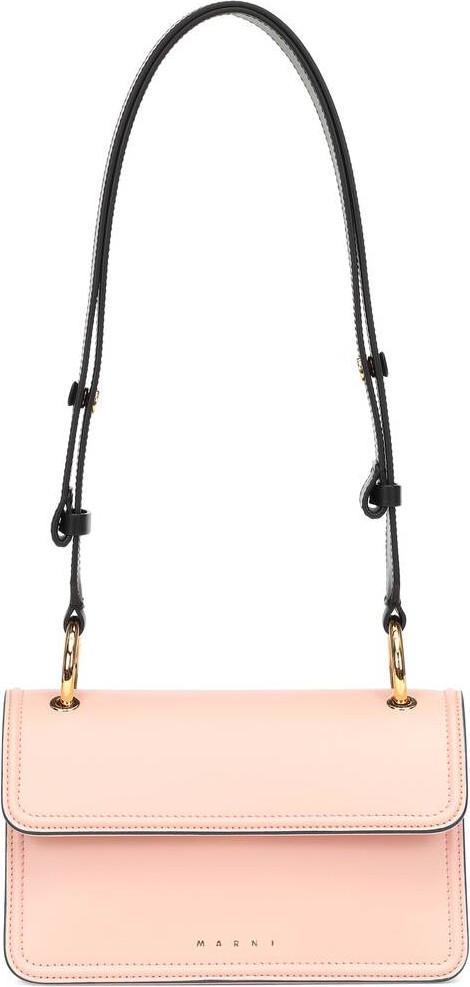 Marni New Beat Small leather shoulder bag