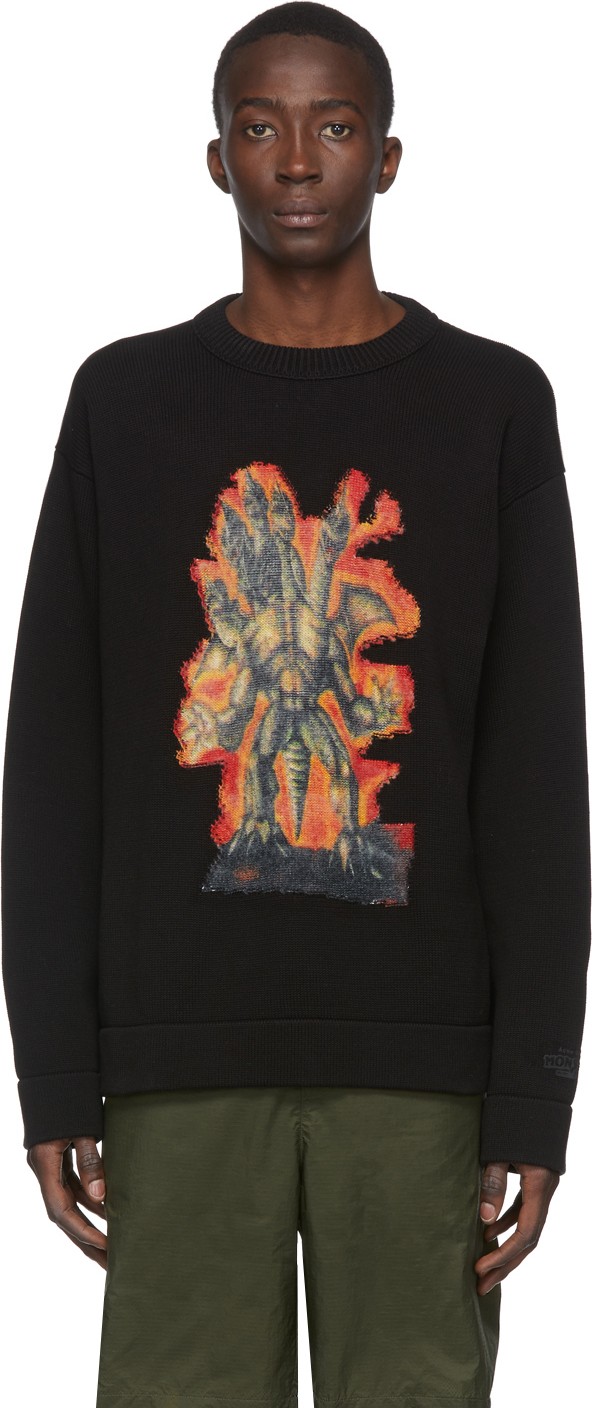 Acne Studios Black Monster in My Pocket Edition Great Beast Sweater