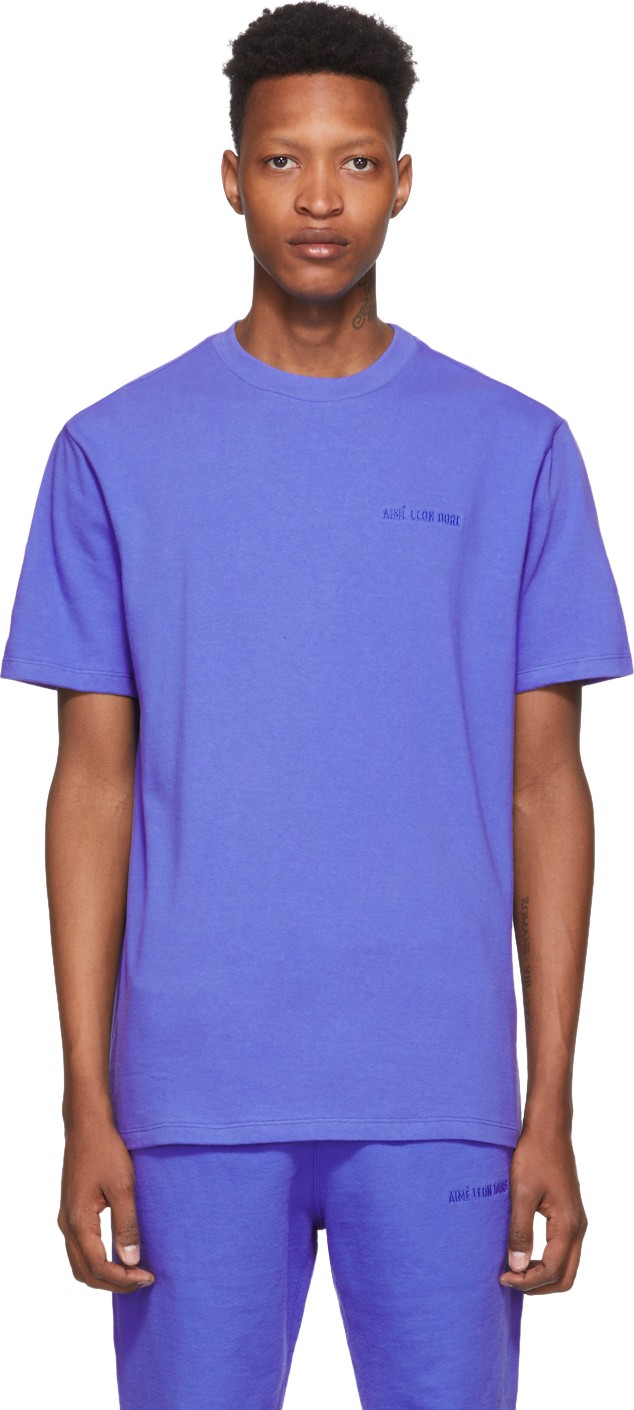 Aimé Leon Dore Blue Logo T-Shirt