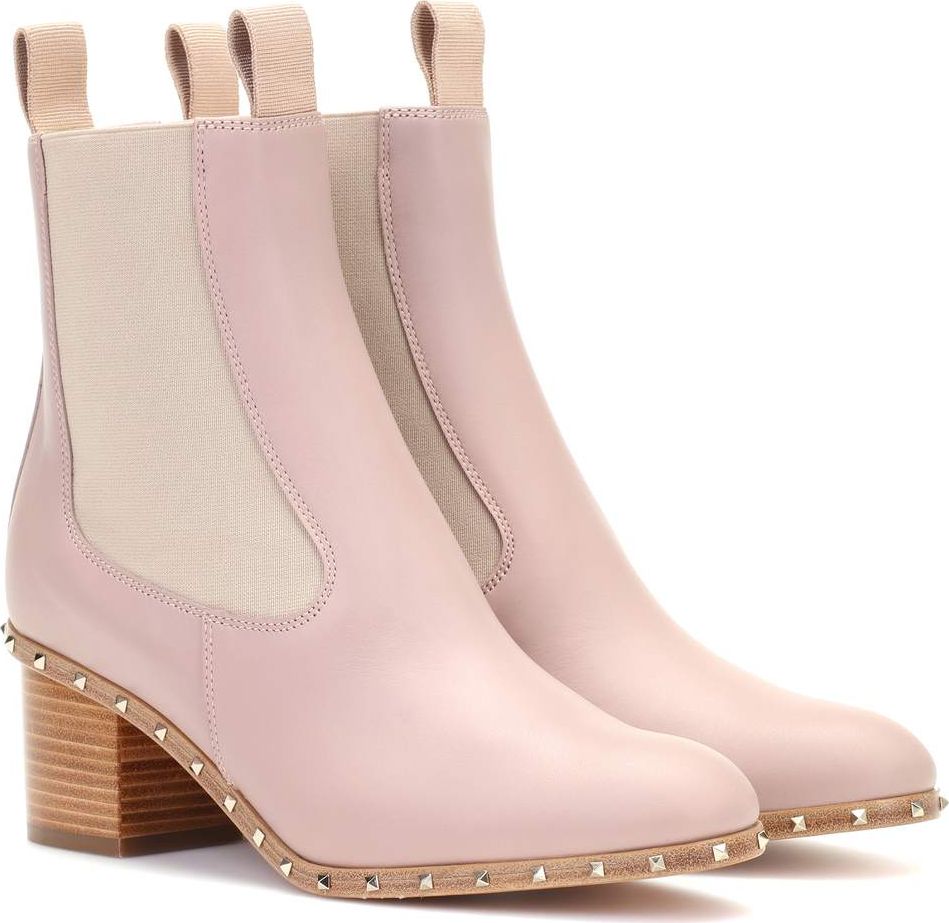 Valentino Valentino Garavani Soul Rockstud leather ankle boots