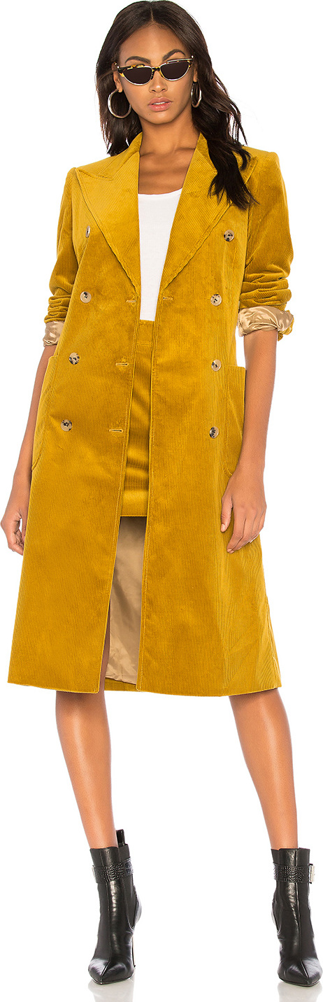 Bella Freud Corduroy Trench Coat