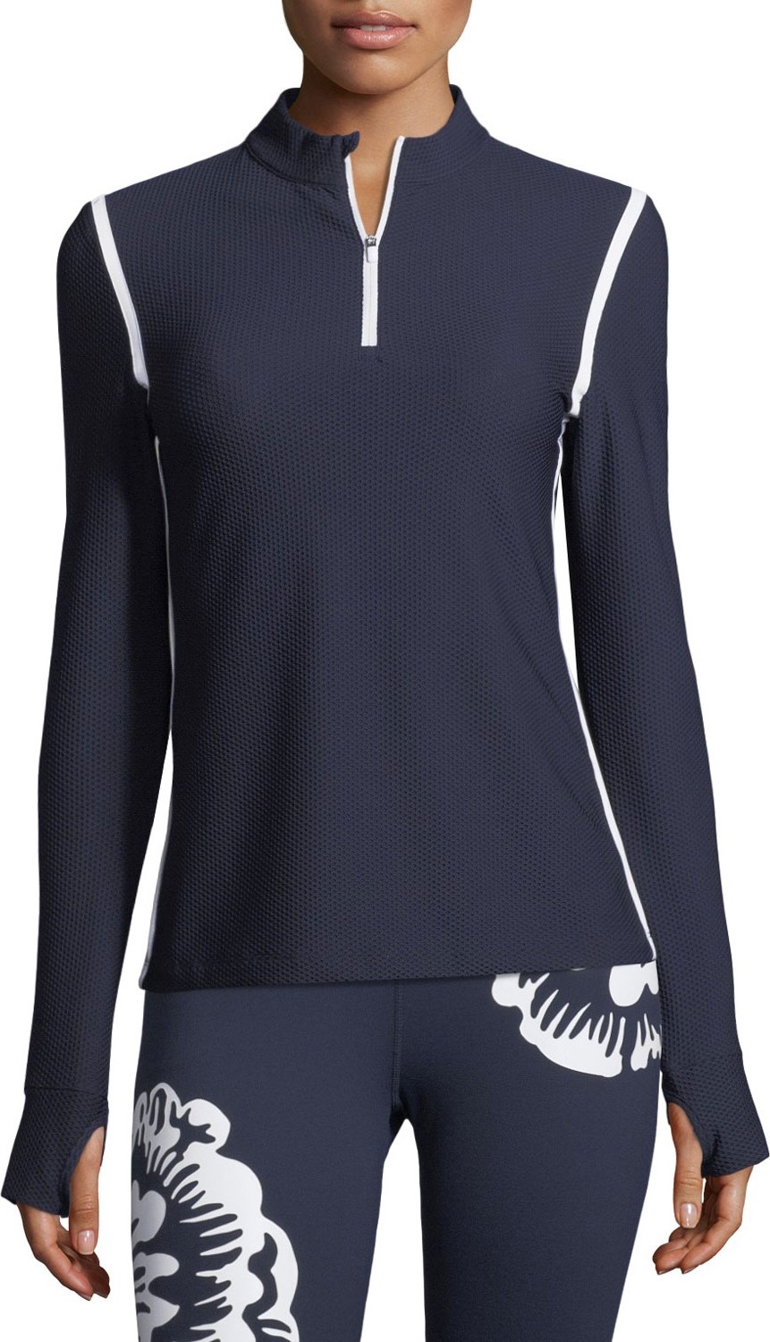 Tory Sport High-Visibility Quarter-Zip Pullover Tory Sport High-Visibility Quarter-Zip Pullover