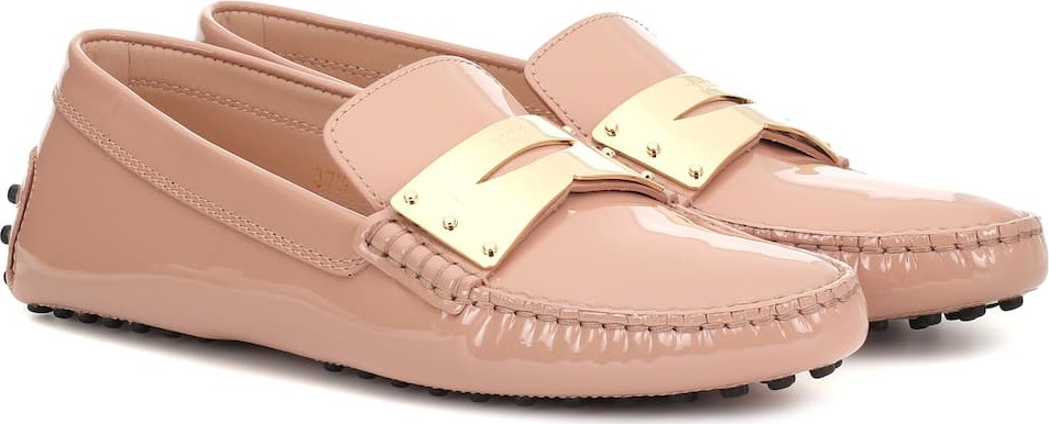 Tod's Gommino patent leather moccasins