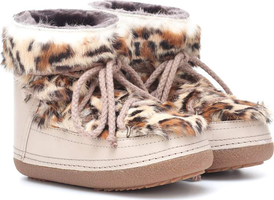 INUIKII Classic Low fur-trimmed boots