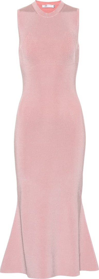 Victoria Beckham Sleeveless stretch midi dress