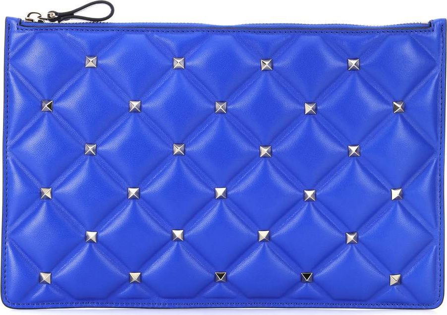 Valentino Valentino Garavani Candystud leather clutch