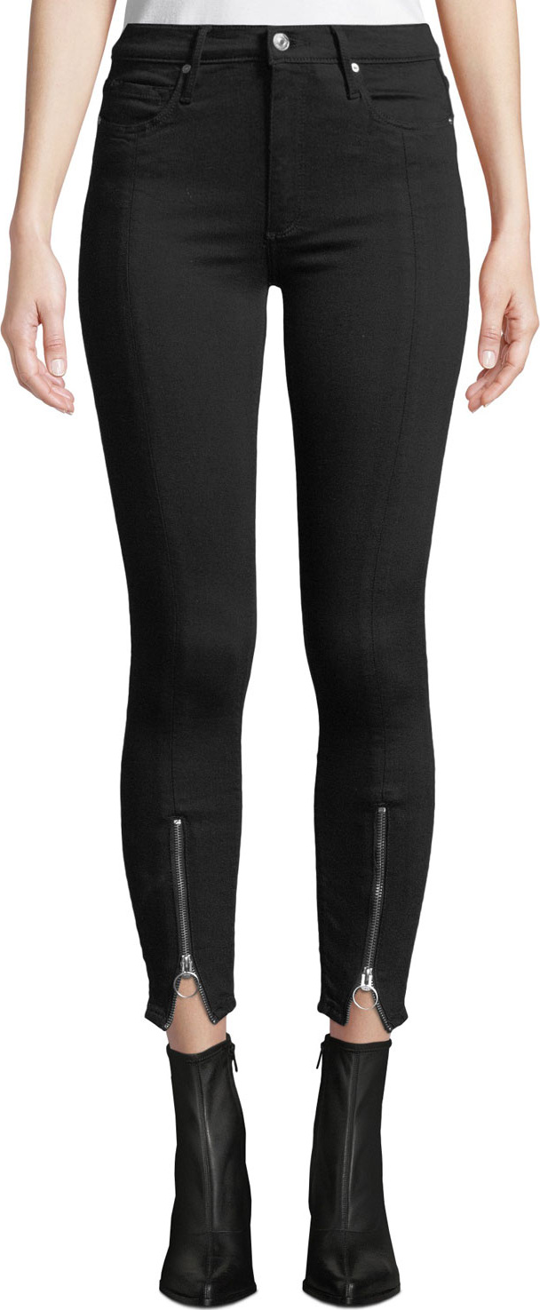 Black Orchid Nola Zip-Hem Skinny Jeans
