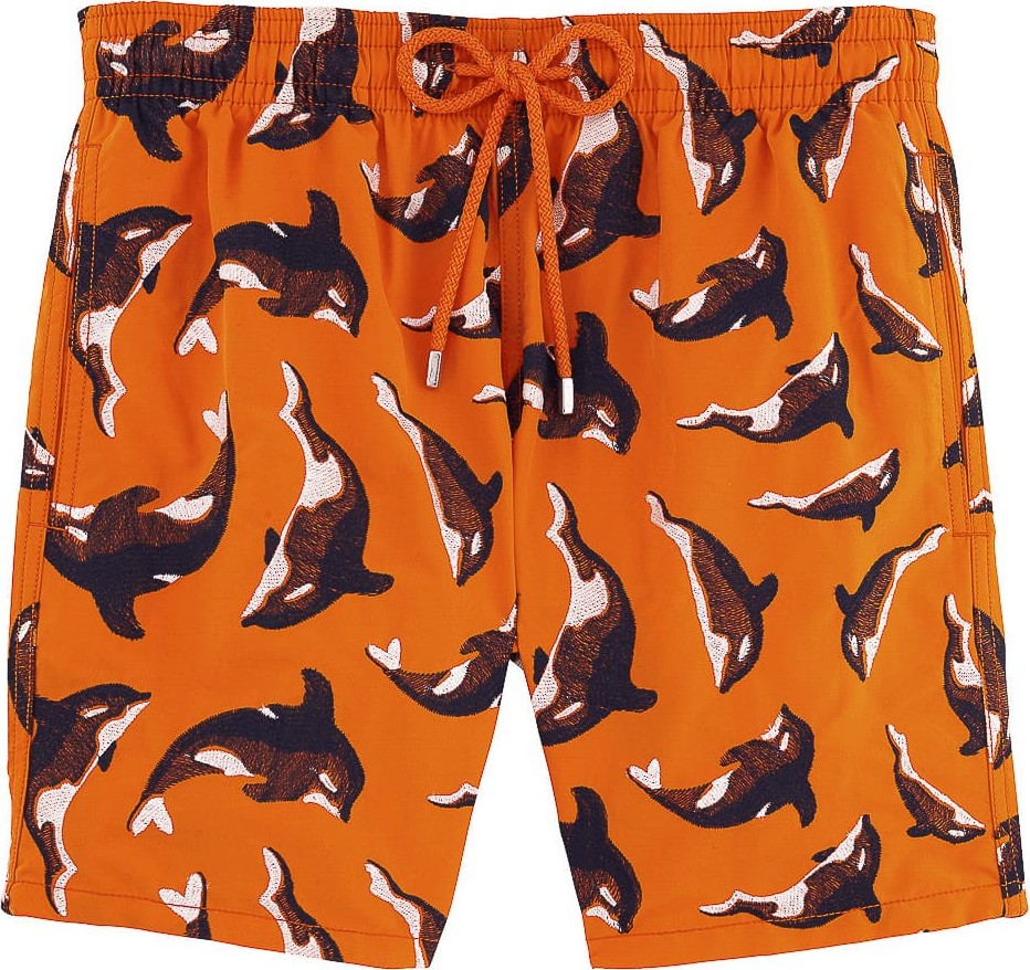 Vilebrequin Mistral dolphin print swim shorts