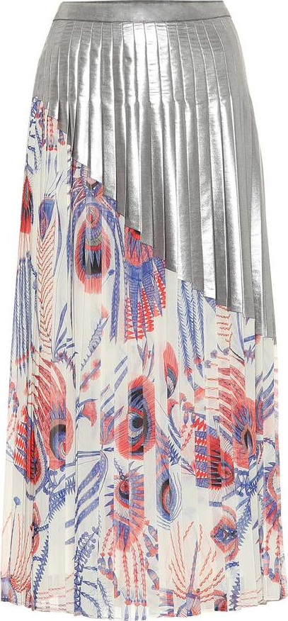 Dries Van Noten Pleated midi skirt
