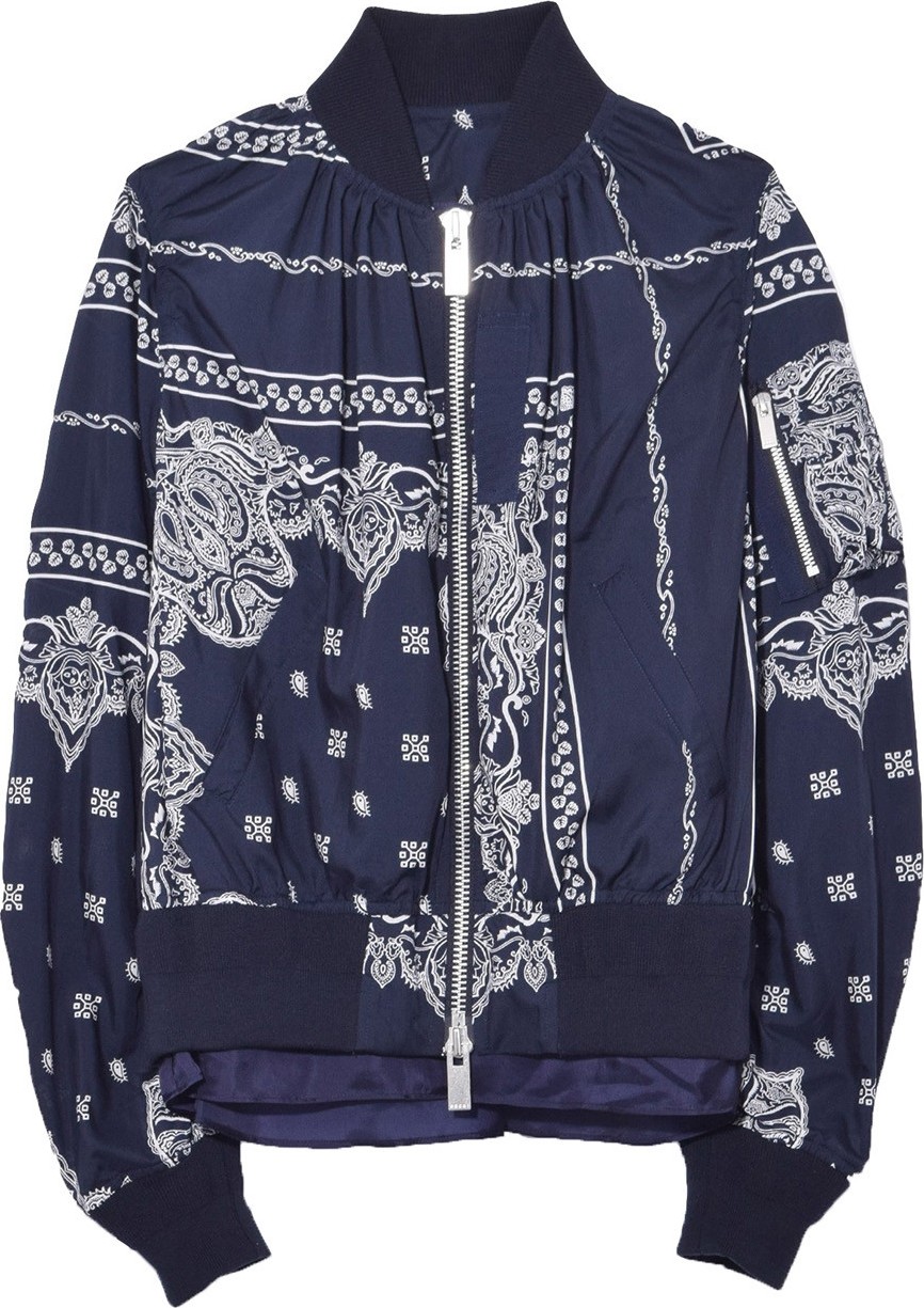 Sacai Bandana Bomber Jacket