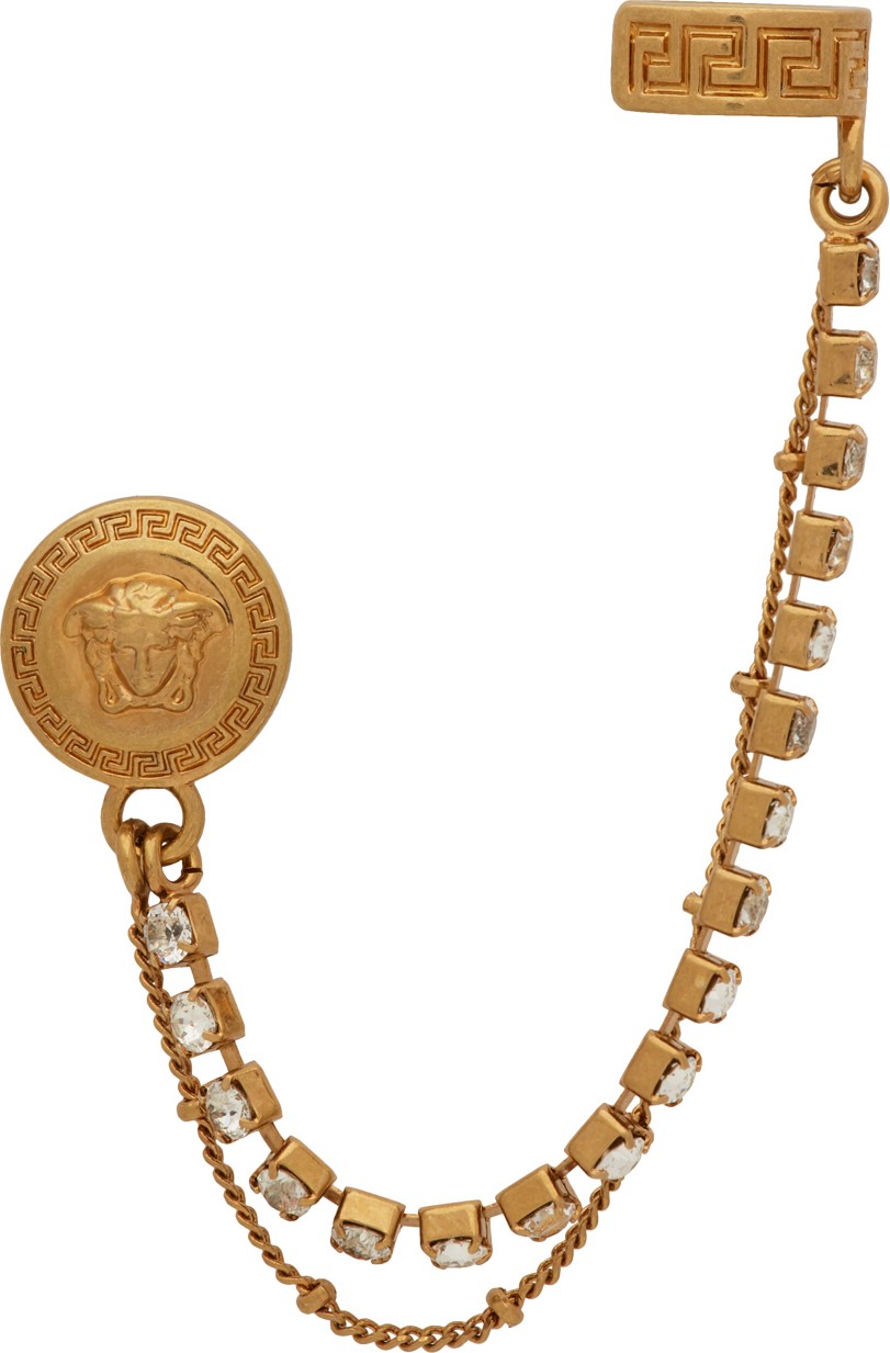 Versace SSENSE Exclusive Gold Cuff Earring