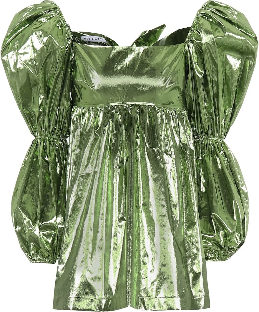 Rejina Pyo Kayla metallic top