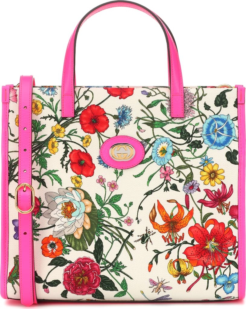 Gucci Flora Medium canvas tote