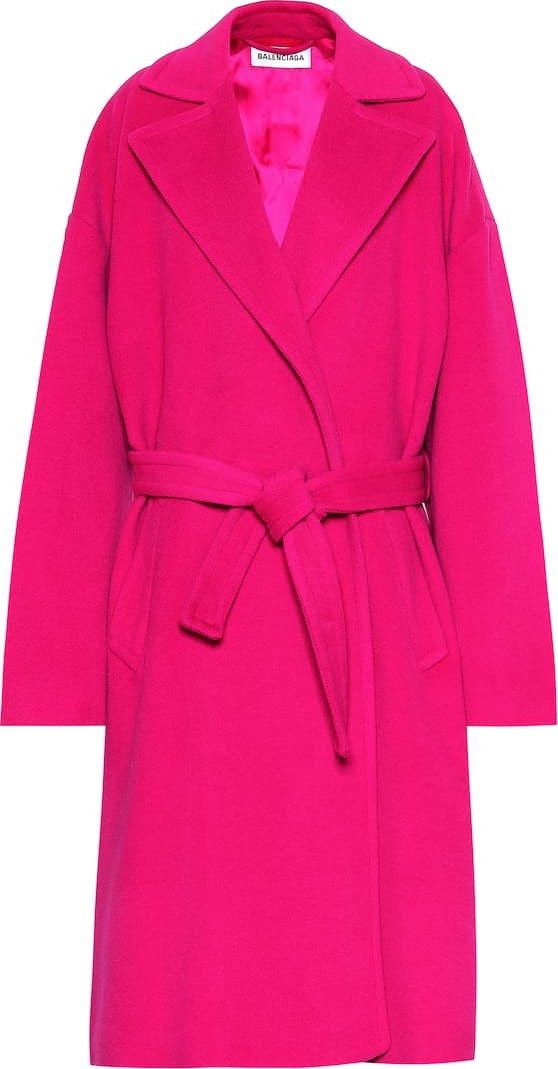 Balenciaga Camel hair-blend coat