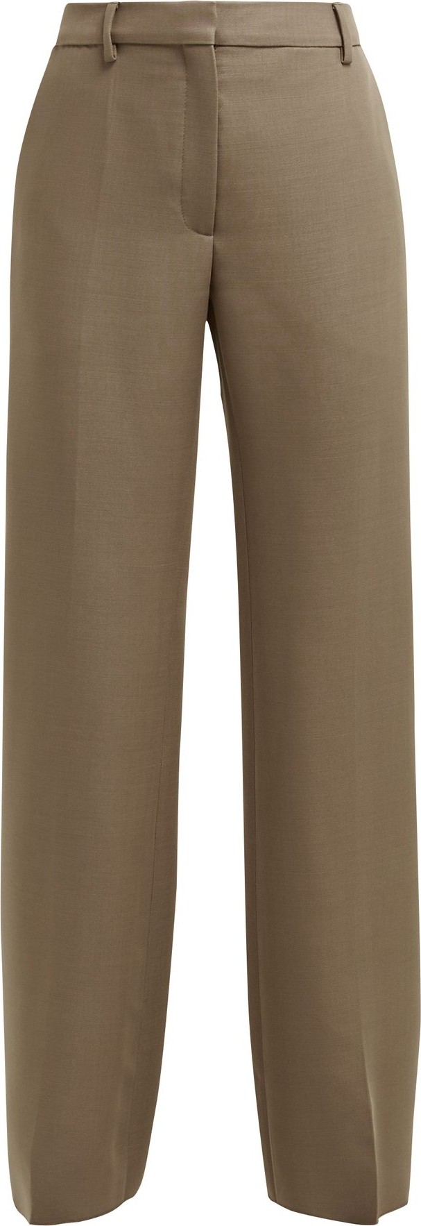 Valentino Straight-leg mohair and wool-blend trousers