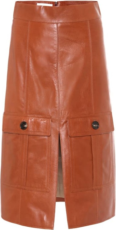 Chloe Leather skirt