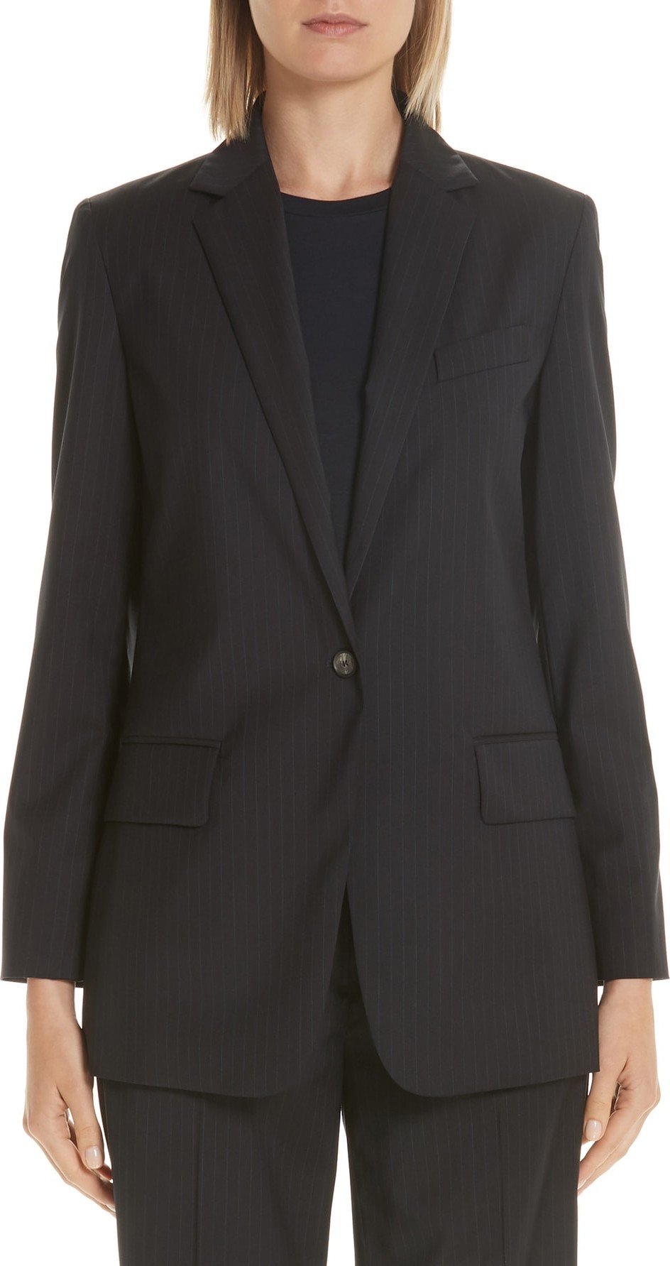 Max Mara Laser Single Button Wool Jacket