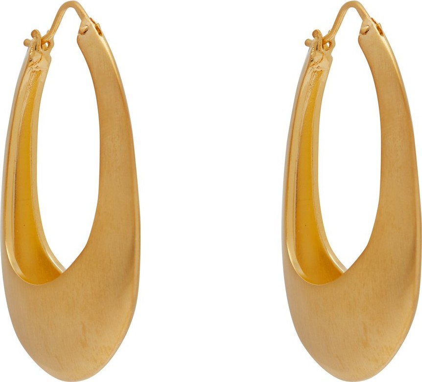 Joelle Kharrat Brushed hoop earrings