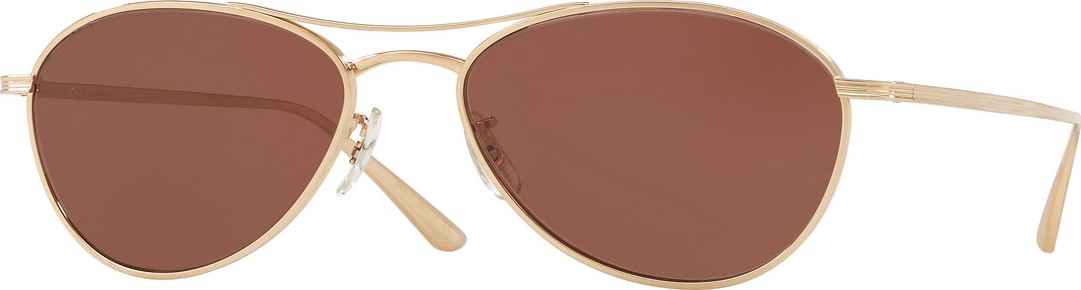 Oliver Peoples Aero L.A. Aviator Sunglasses