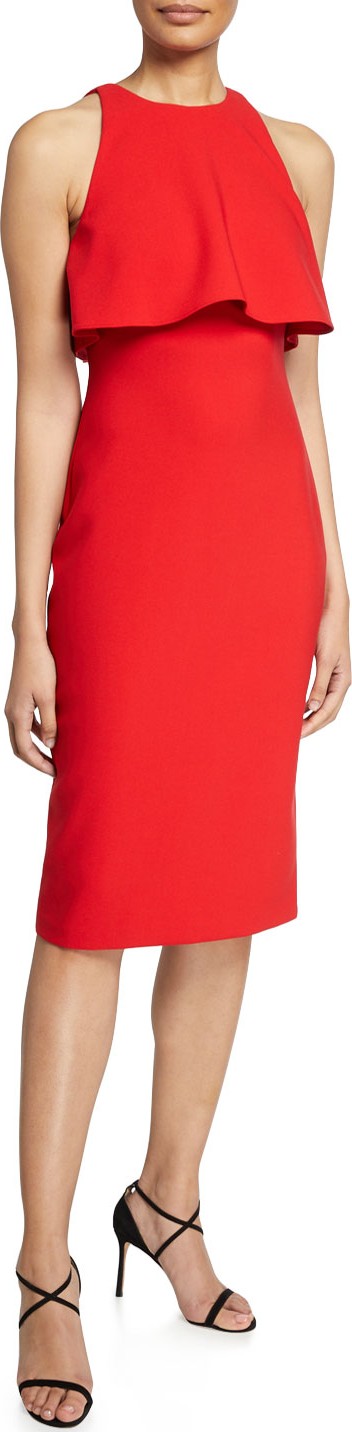 LIKELY Shayna Ruffle Bodice Overlay Dress