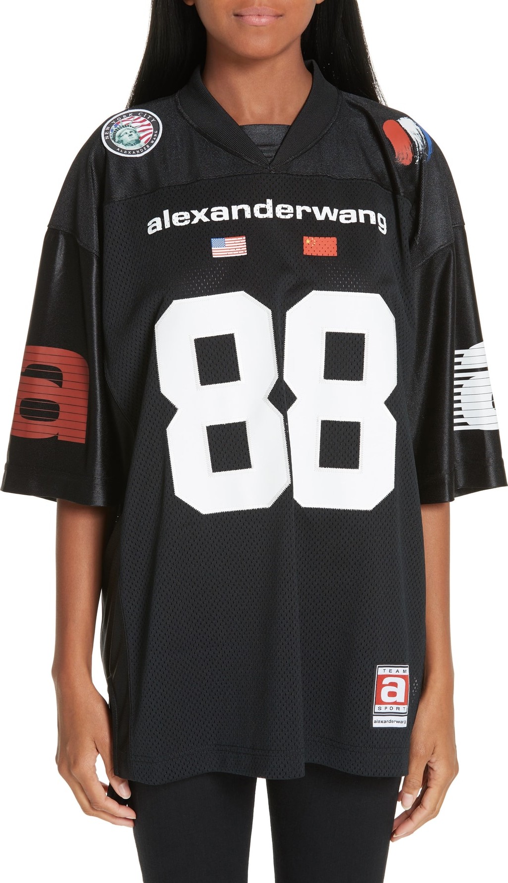 Alexander Wang Logo Jersey Top