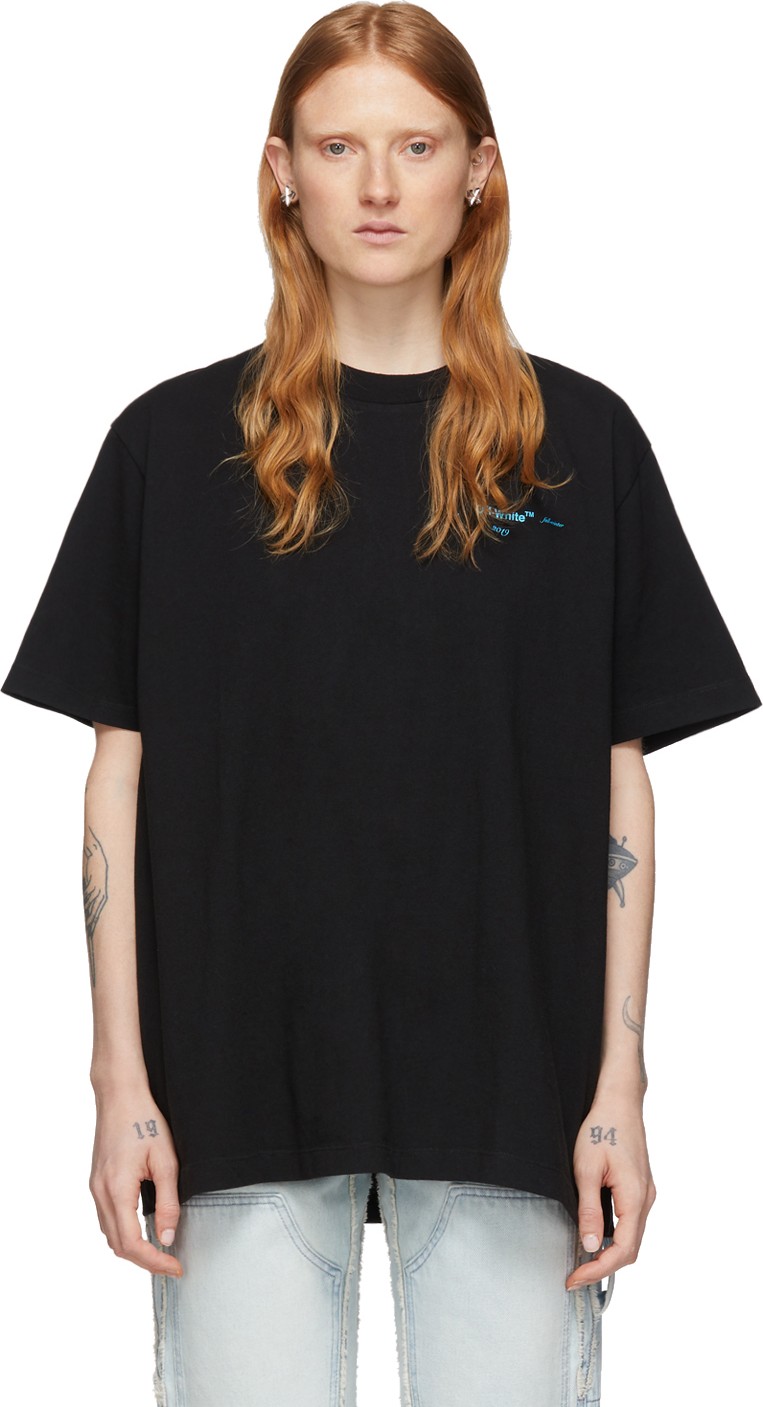 Off White Black Gradient T-Shirt