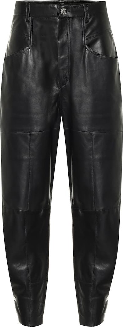 Isabel Marant Xiamao high-rise leather pants