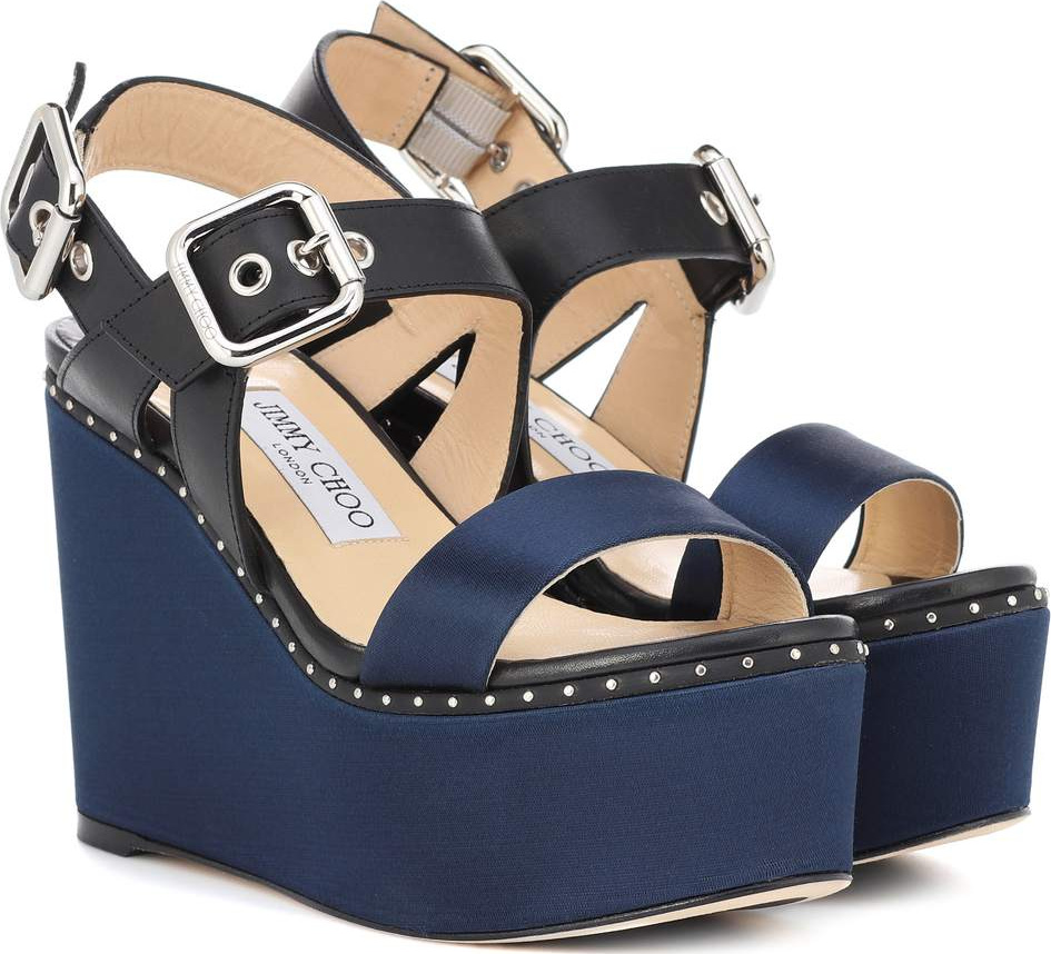 Jimmy Choo Alton 100 leather sandals