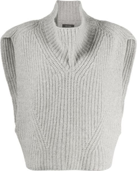 Isabel Marant - Oversized sleeveless jumper