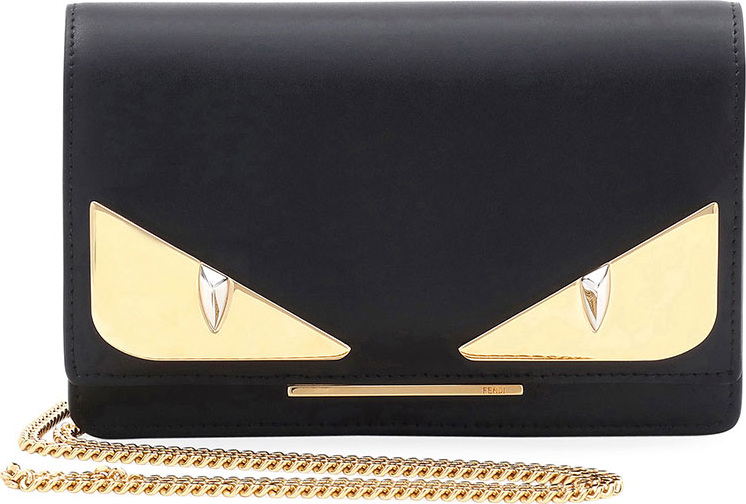 Fendi Shiny Monster Liberty Wallet on a Chain