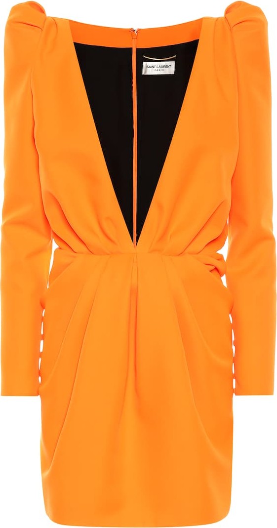 Saint Laurent Gabardine minidress