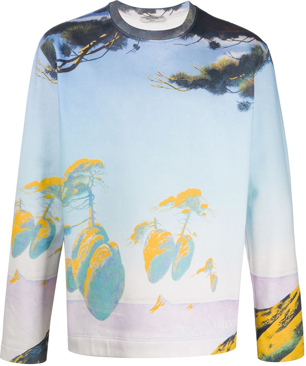 Valentino Floating Island print sweatshirt