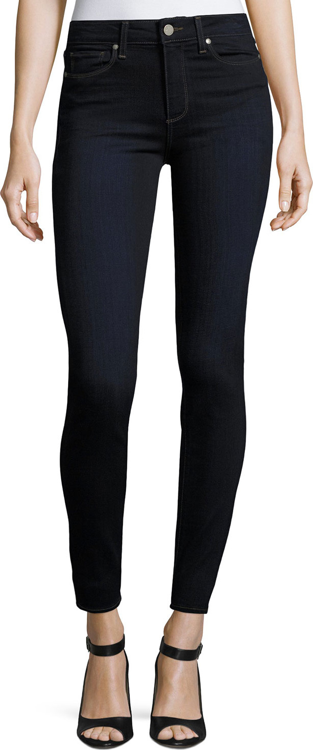 PAIGE Hoxton Mona Ultra Skinny Jeans, Dark Blue