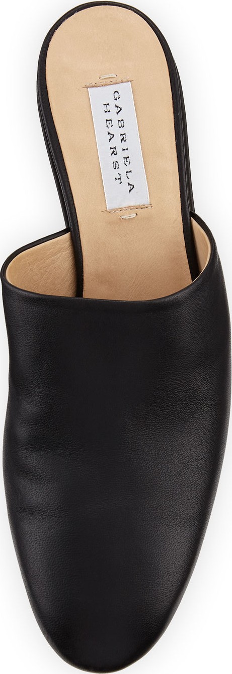 Gabriela Hearst Adele Leather Slide Mules