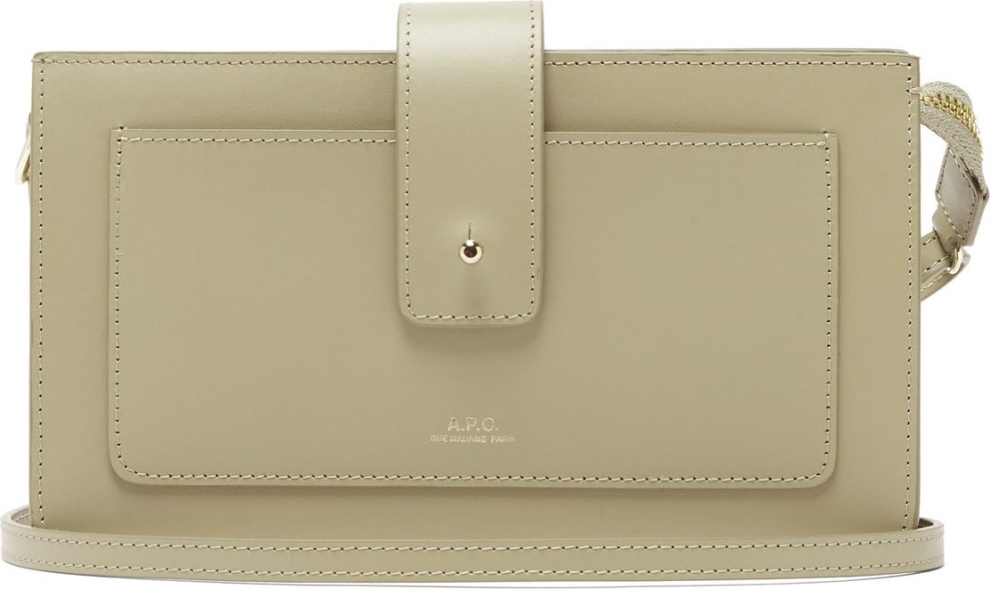 A.P.C. Albane mini leather cross-body bag
