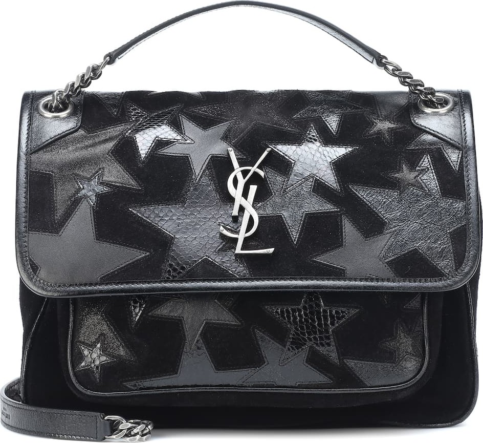 Saint Laurent Niki Medium suede shoulder bag