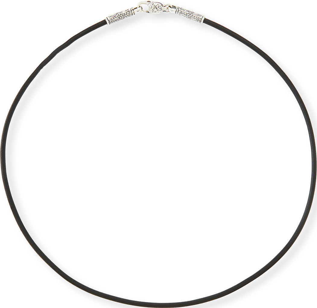 Konstantino 20" Men's Leather Cord Necklace