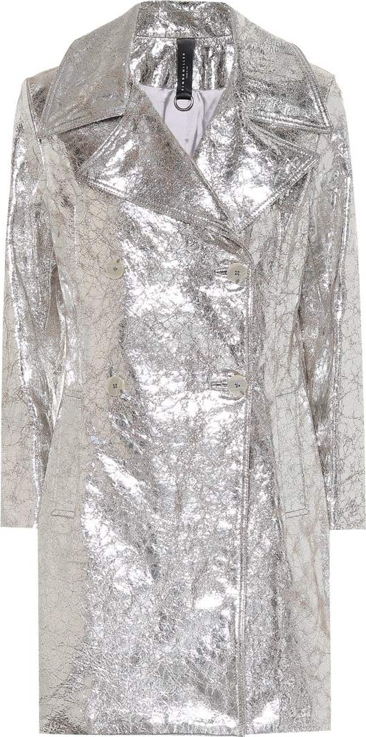 Simon Miller Metallic leather coat