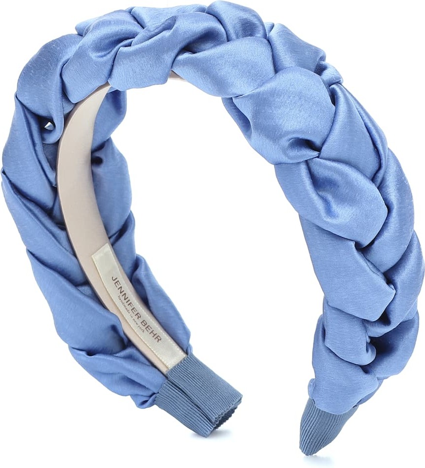 Jennifer Behr Plaited silk headband