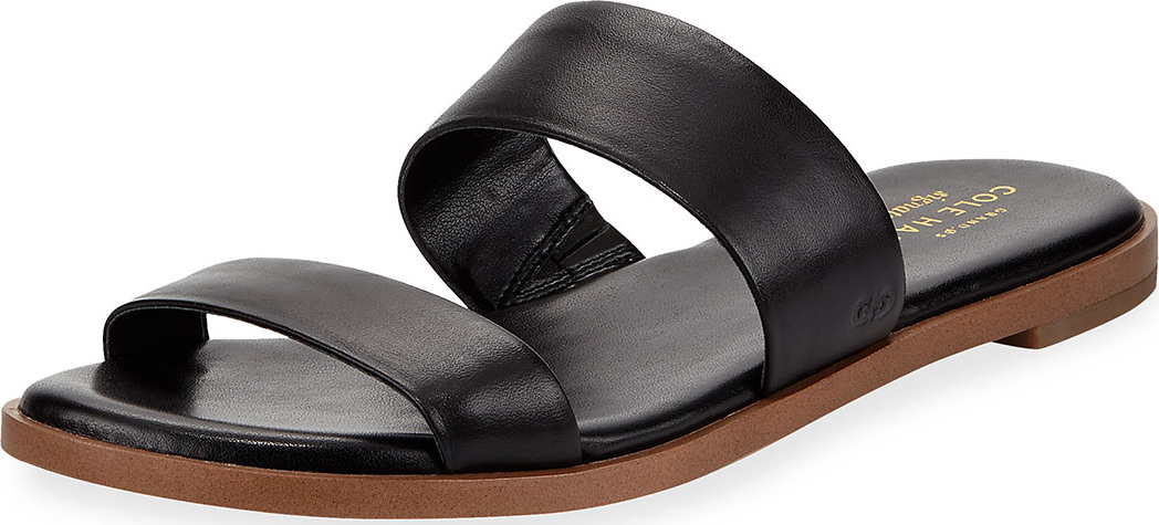 Cole Haan Findra Grand Leather Flat Slide Sandal